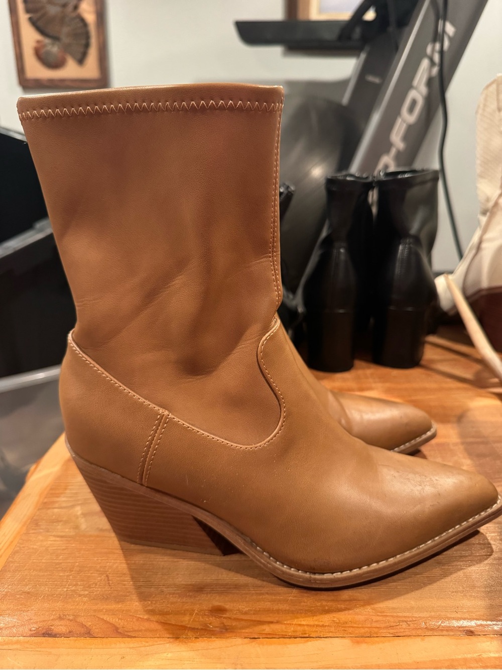 Tan Mid-Calf Women’s Boot